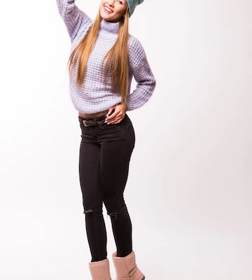 Long Sleeve Bodysuit with Jeans
